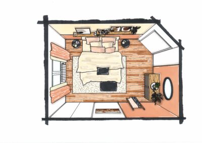 dessin architecte d'intérieur