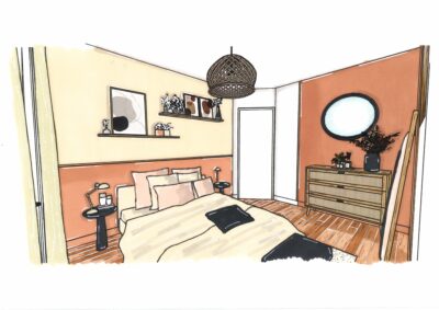 dessin architecte d'intérieur