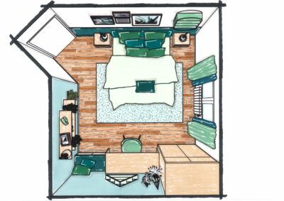 dessin architecte d'intérieur