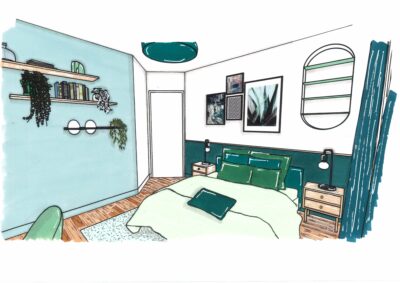 dessin architecte d'intérieur