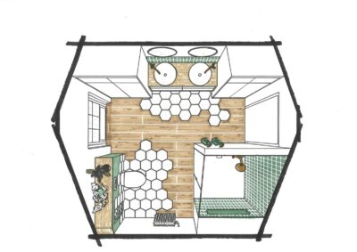 dessin architecte d'intérieur