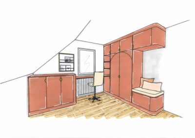 dessin architecte d'intérieur