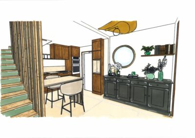 dessin architecte d'intérieur