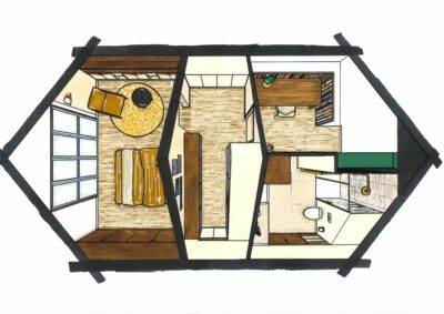 dessin architecte d'intérieur